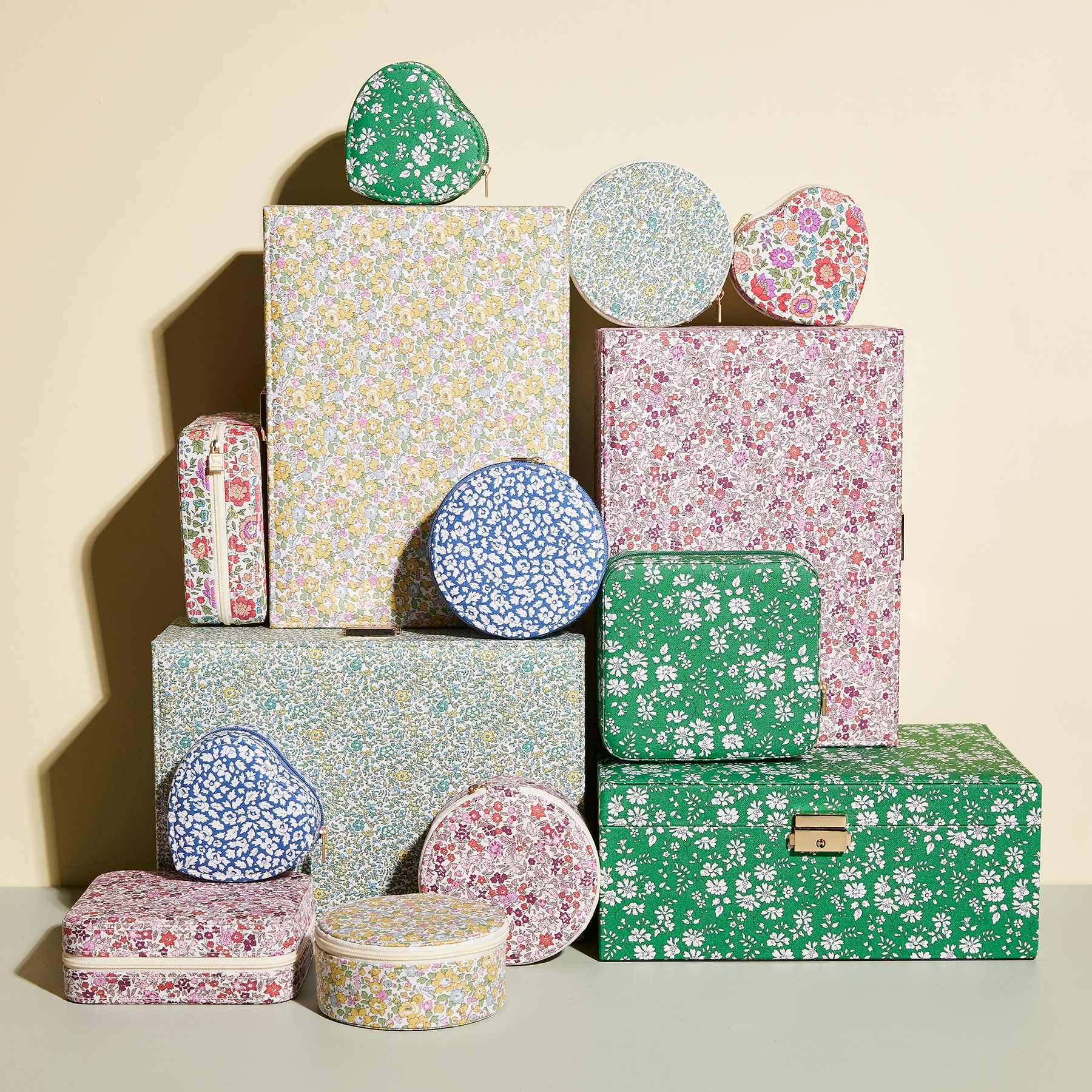 JEWELRY BOX SQUARE MW LIBERTY CAPEL GREEN