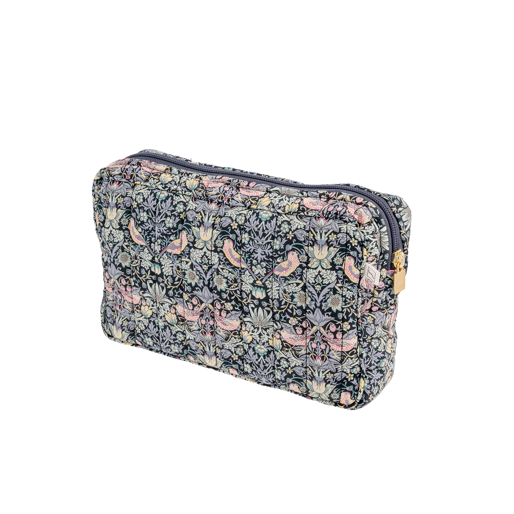 POUCH SMALL MW LIBERTY STRAWBERRY THIEF BLACK from Bon Dep Essentials