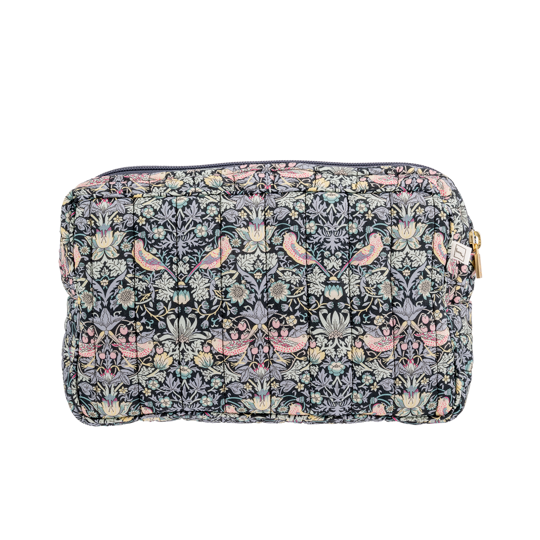 POUCH SMALL MW LIBERTY STRAWBERRY THIEF BLACK