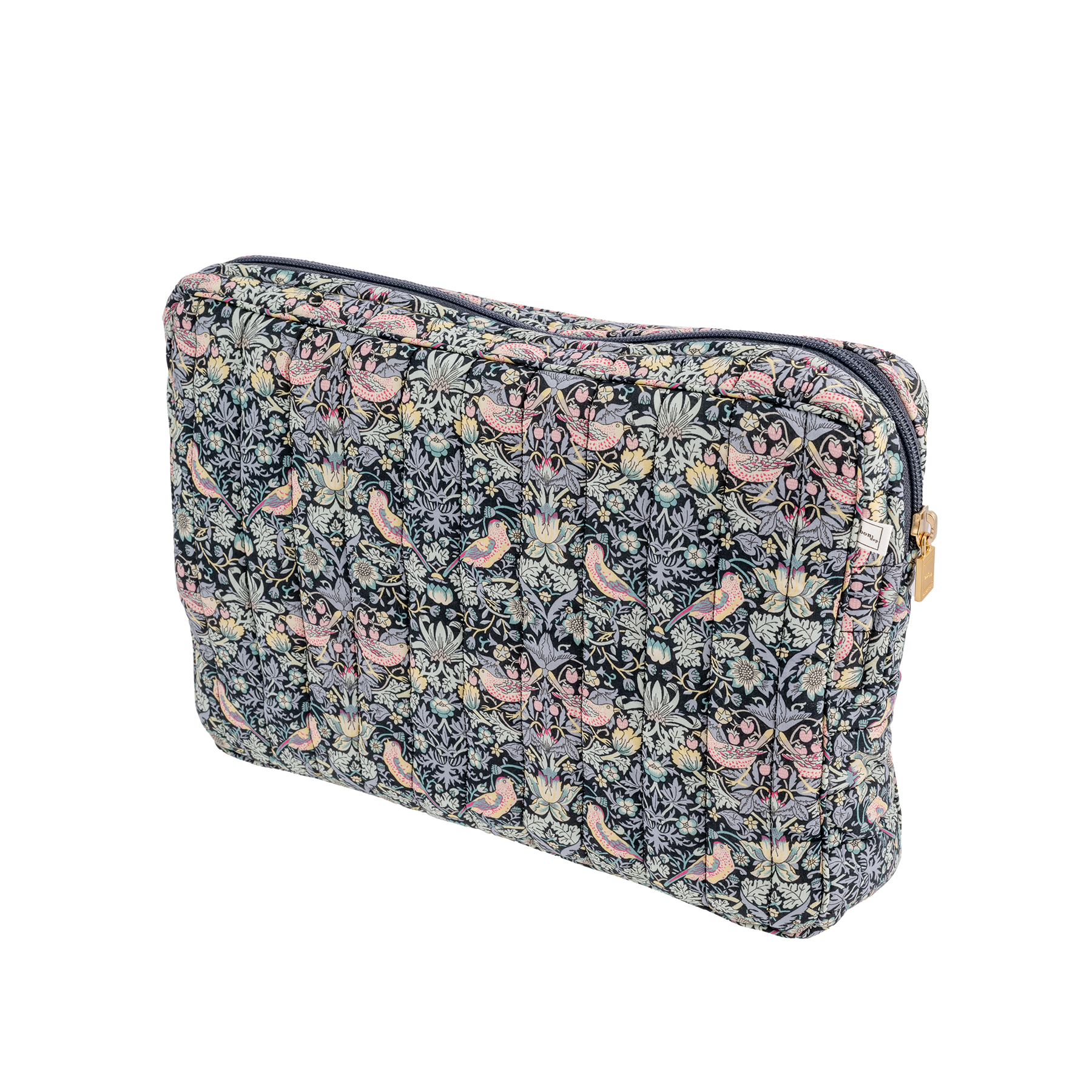 POUCH BIG MW LIBERTY STRAWBERRY THIEF BLACK from Bon Dep Essentials