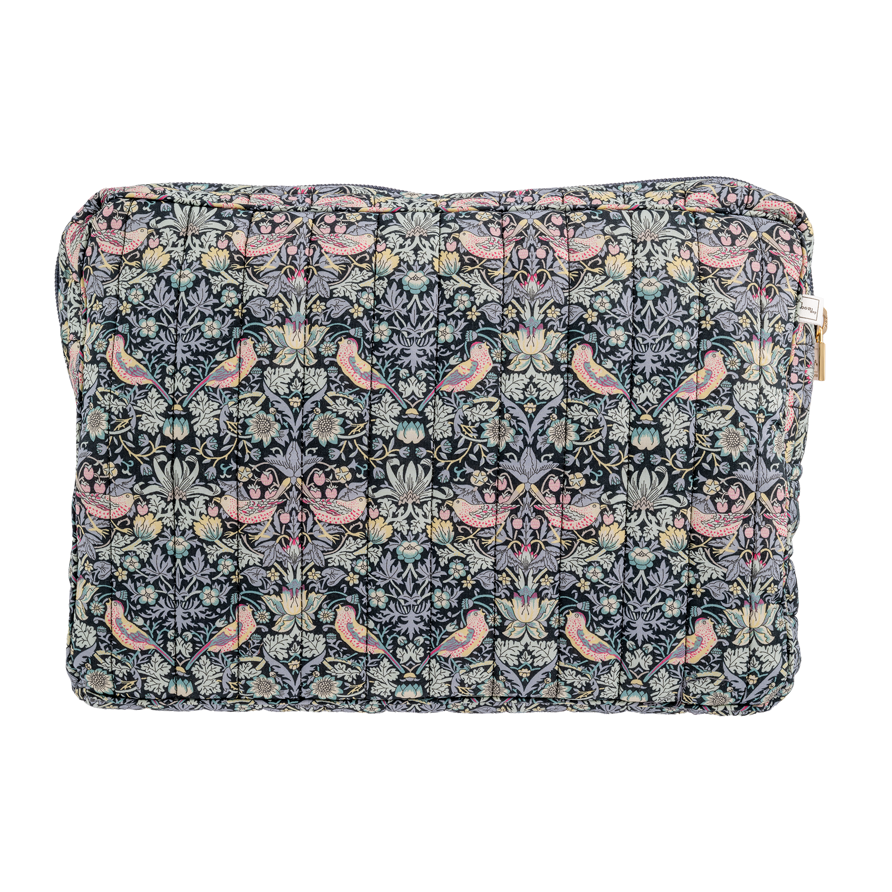 POUCH BIG MW LIBERTY STRAWBERRY THIEF BLACK