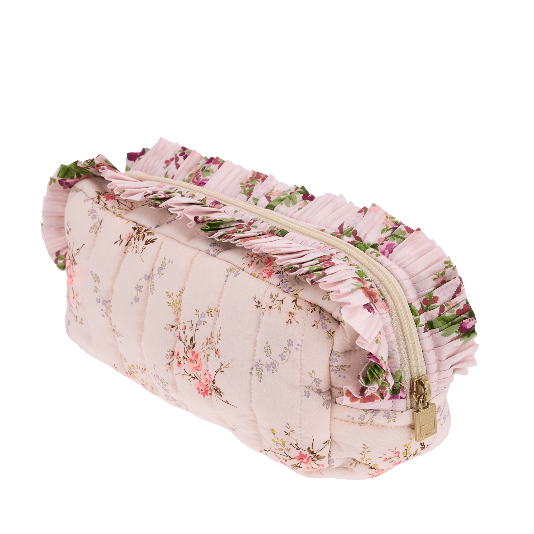 POUCH XS SQUARE RUFFLES MW LIBERTY GARDEN BLOOMS from Bon Dep Essentials