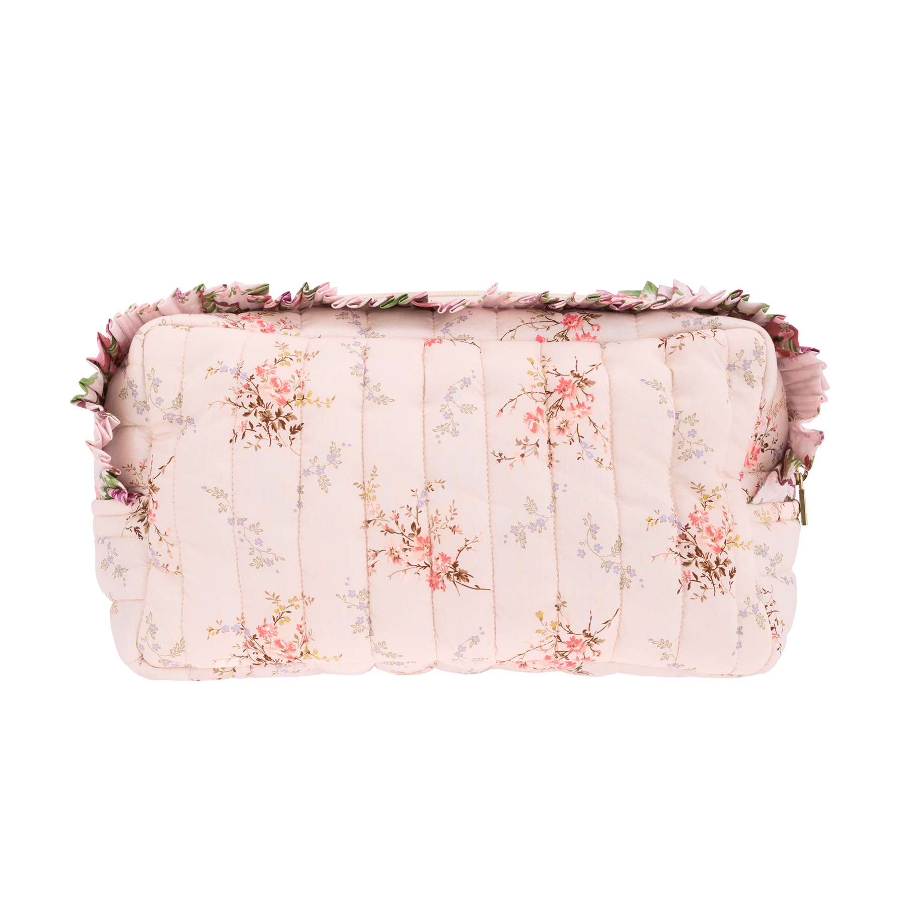 POUCH SQUARE RUFFLES MW LIBERTY GARDEN BLOOMS