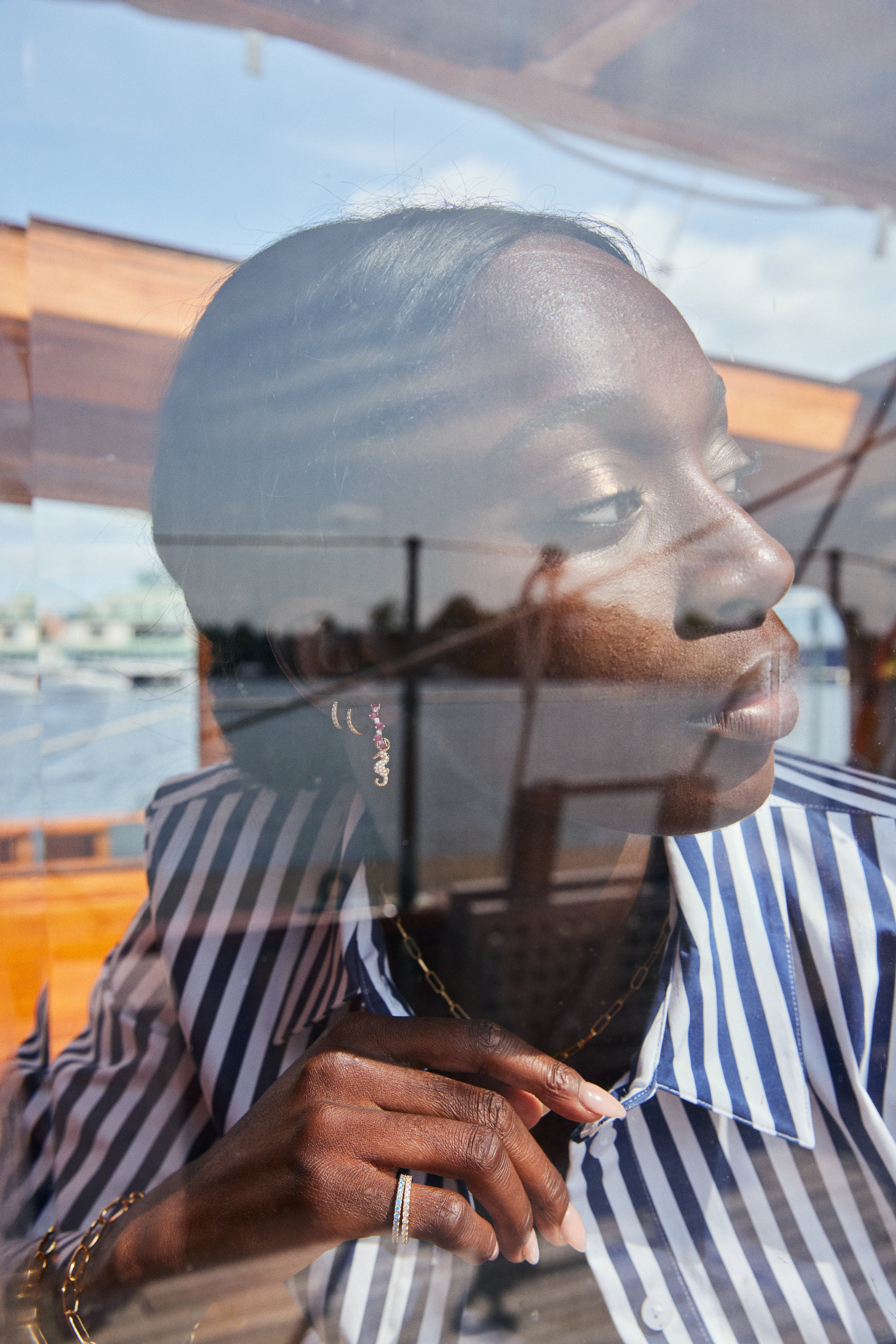 MIXED MEDIUM HOOPS CERISE