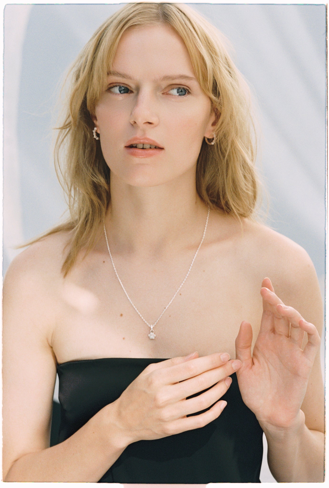 MIXED MEDIUM HOOPS SILVER