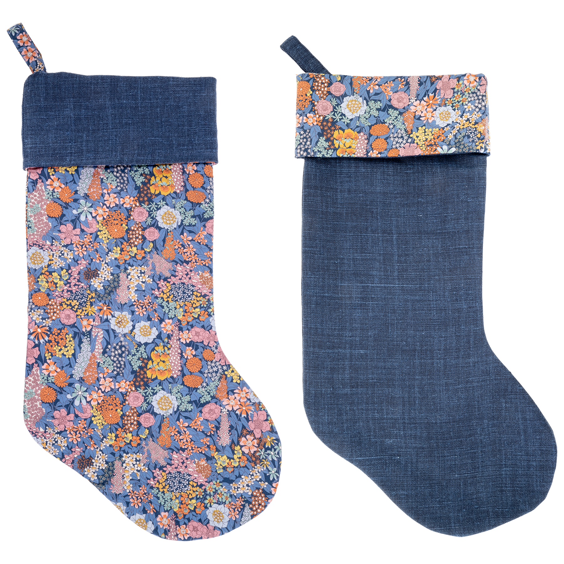 Image of Christmas Stocking reversible mw Liberty Ciara from Bon Dep Essentials
