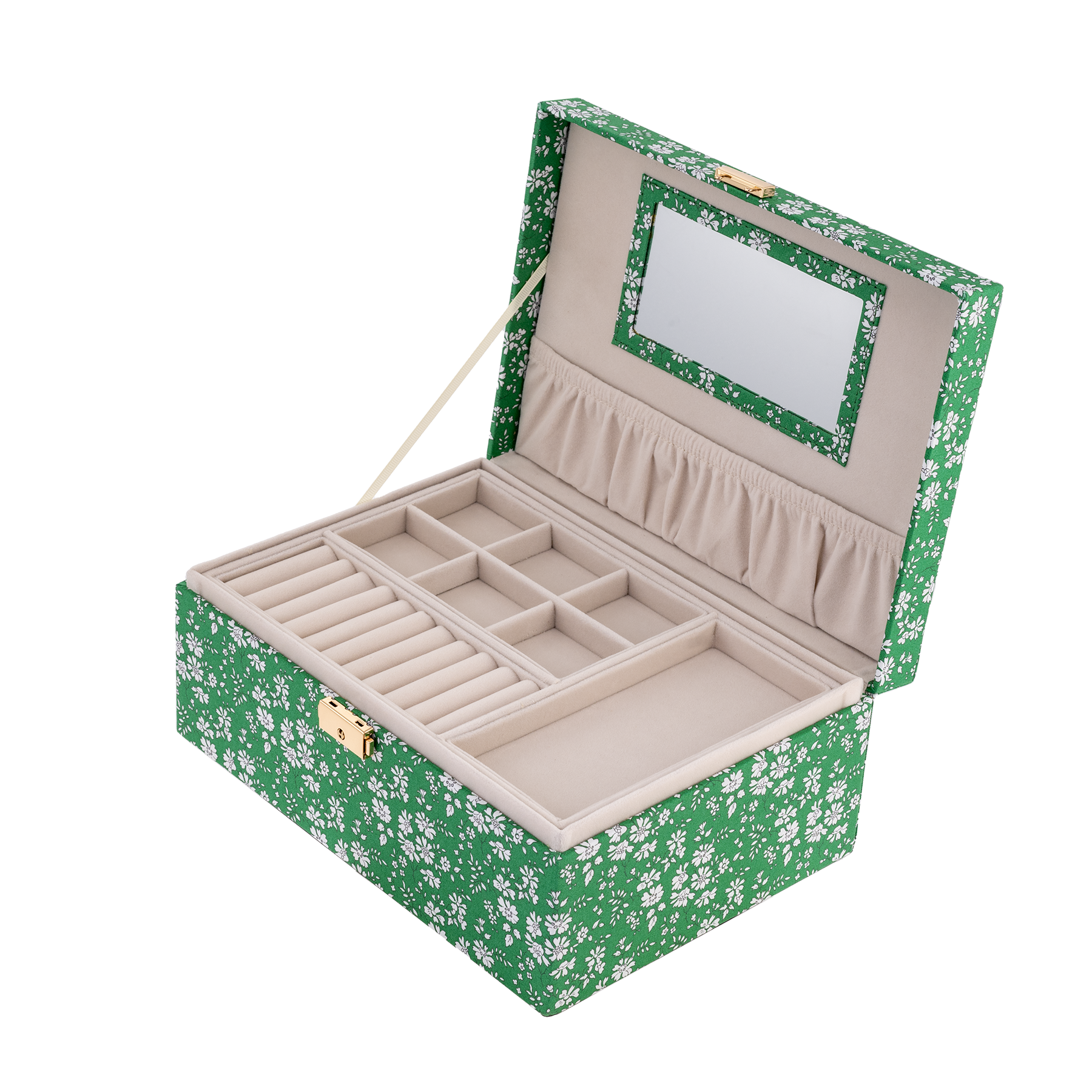 JEWELRY BOX SQUARE MW LIBERTY CAPEL GREEN