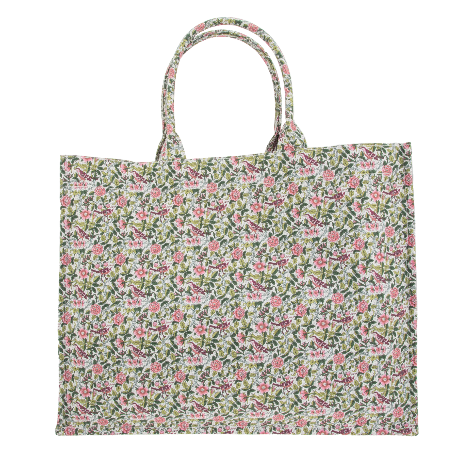 TOTE BAG MW LIBERTY STRAWBERRY TREE GREEN