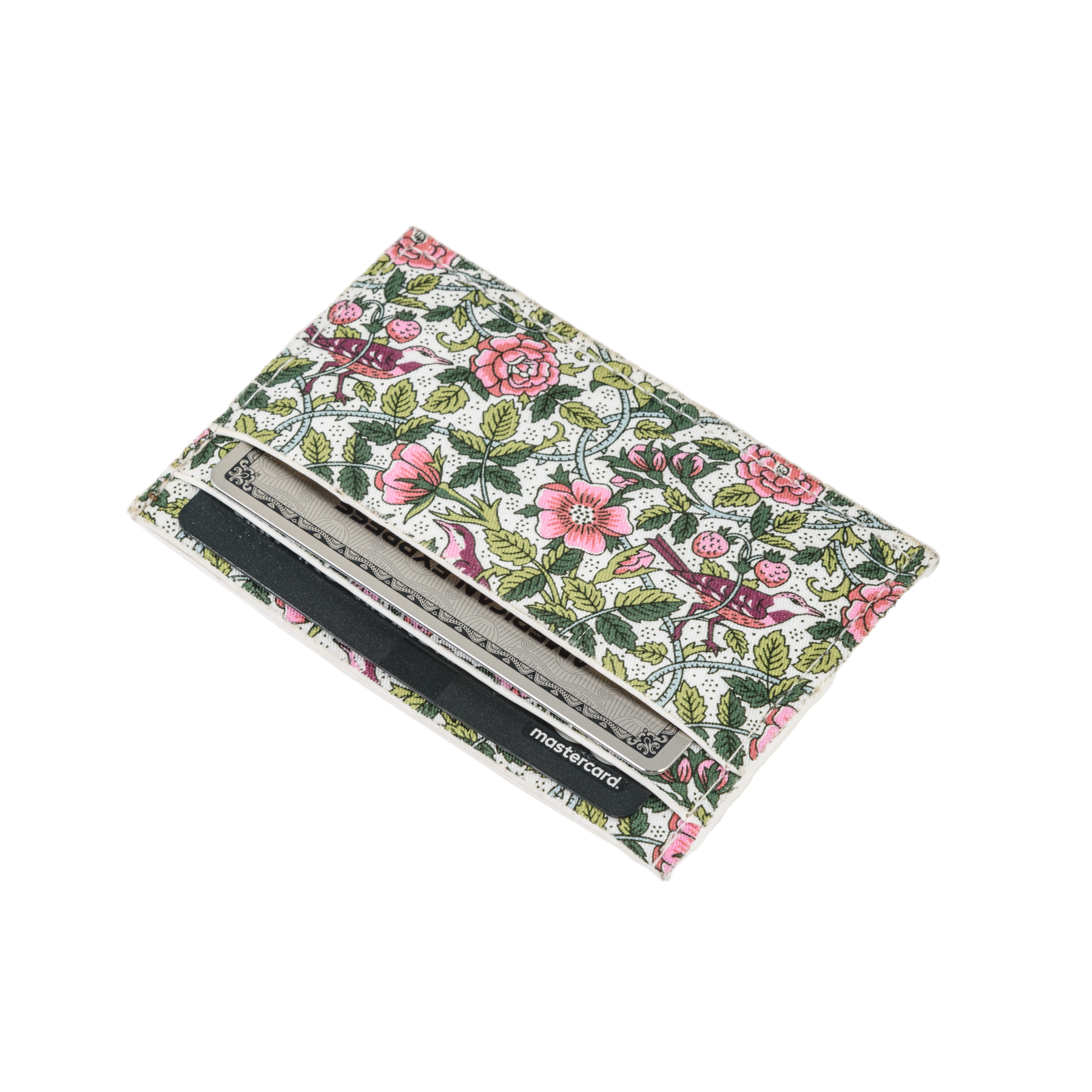 CARD HOLDER MW STRAWBERRY TREE GREEN