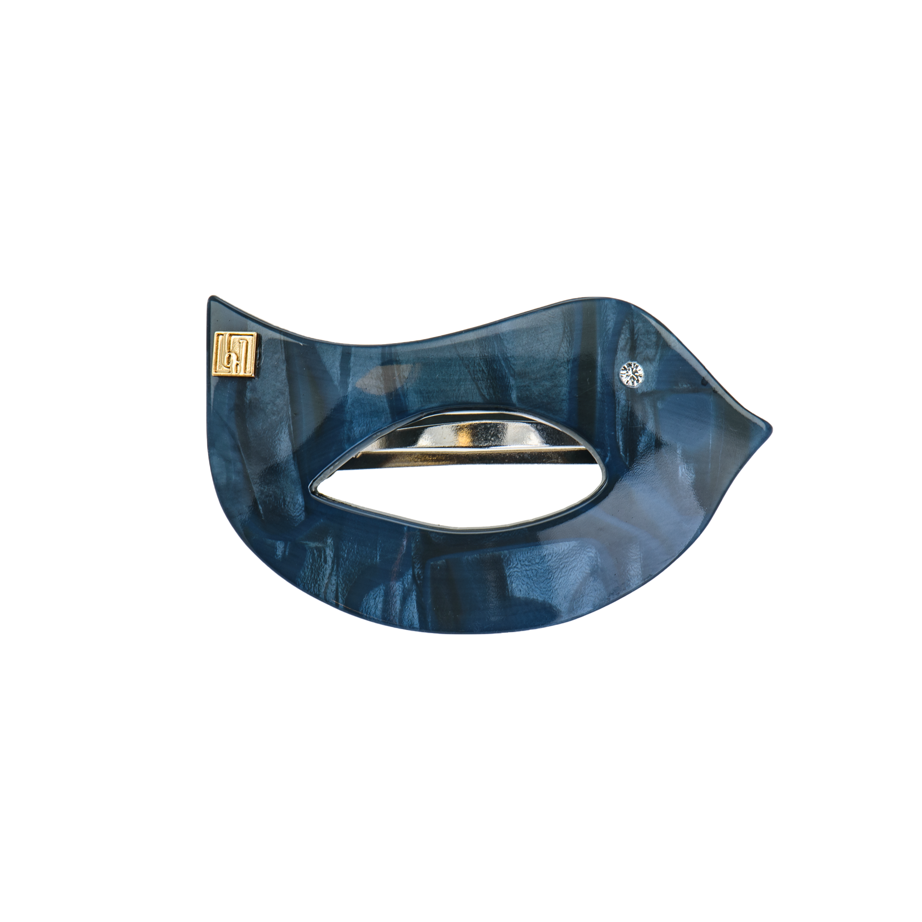 Image of Bird 6,5 cm Handmade Navy from Bon Dep Icons