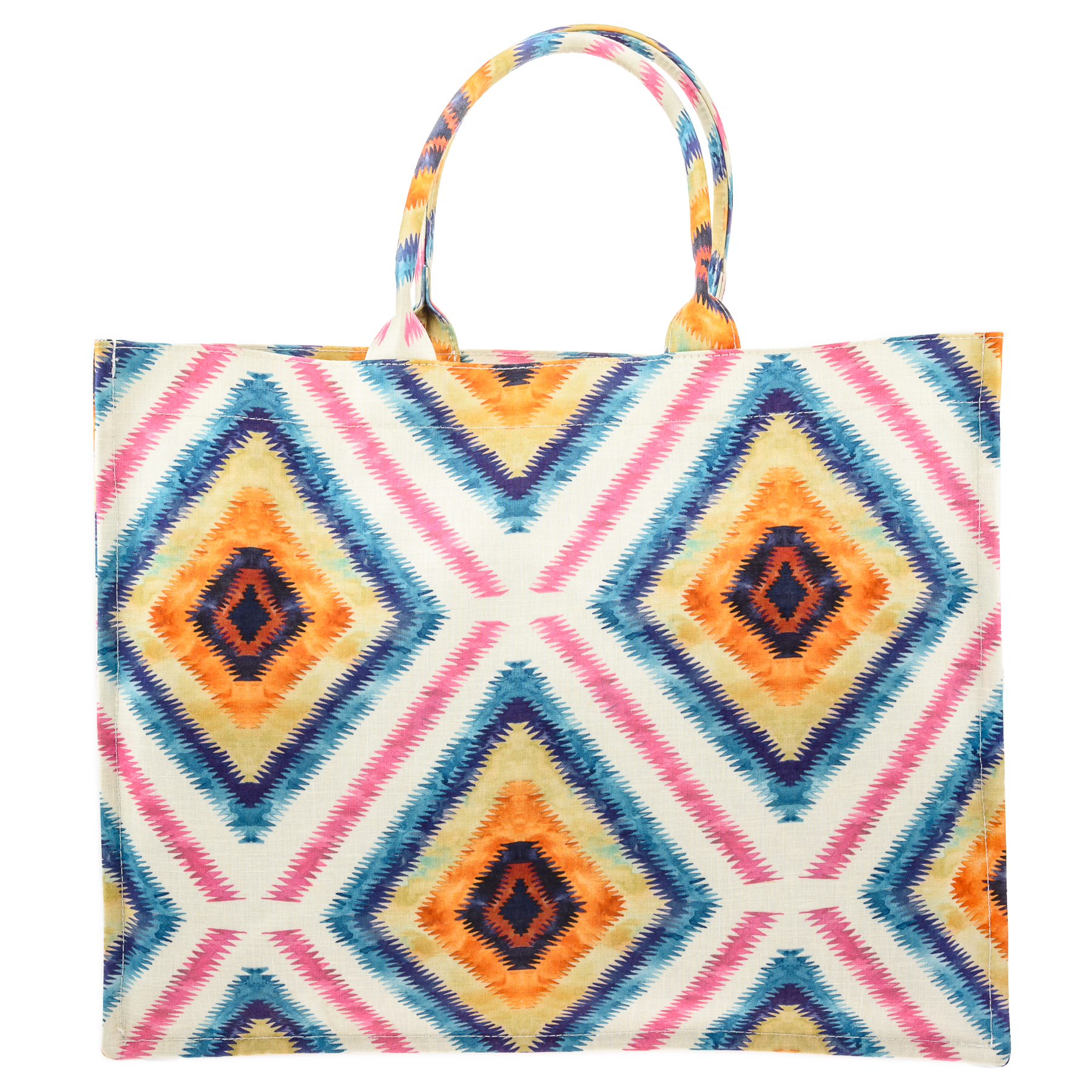 TOTE BAG MW LIBERTY GEO JEWEL LINEN