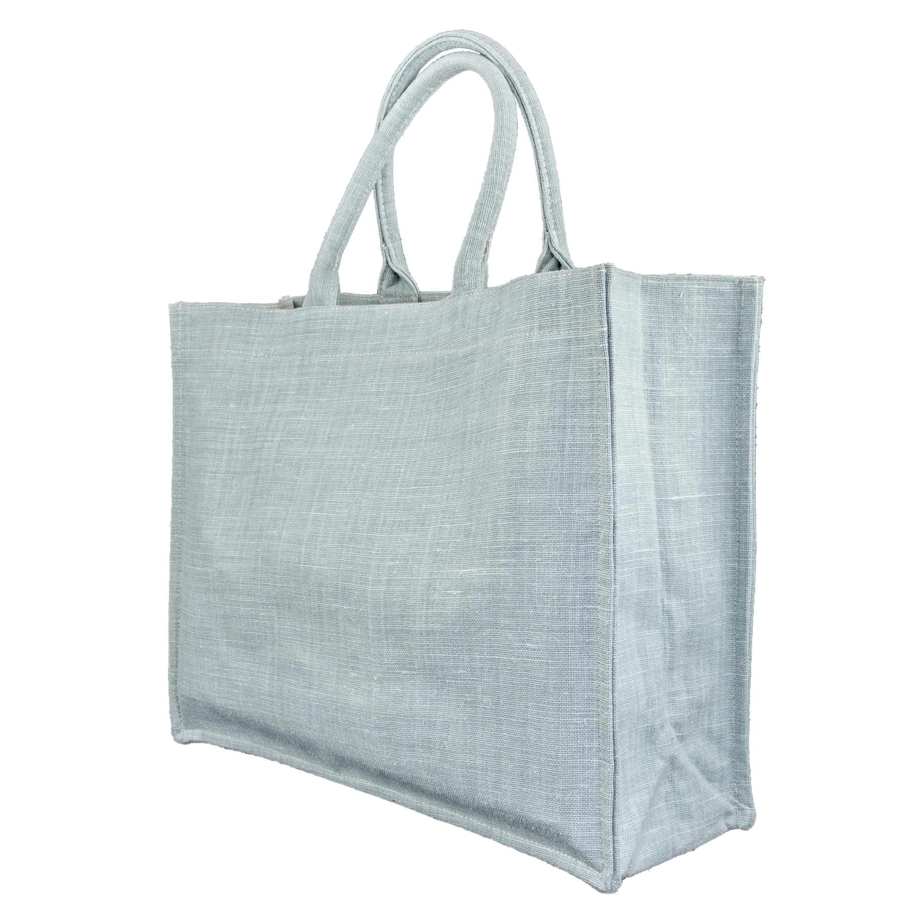 Image of Tote bag Belgian linen Mint from Bon Dep Essentials