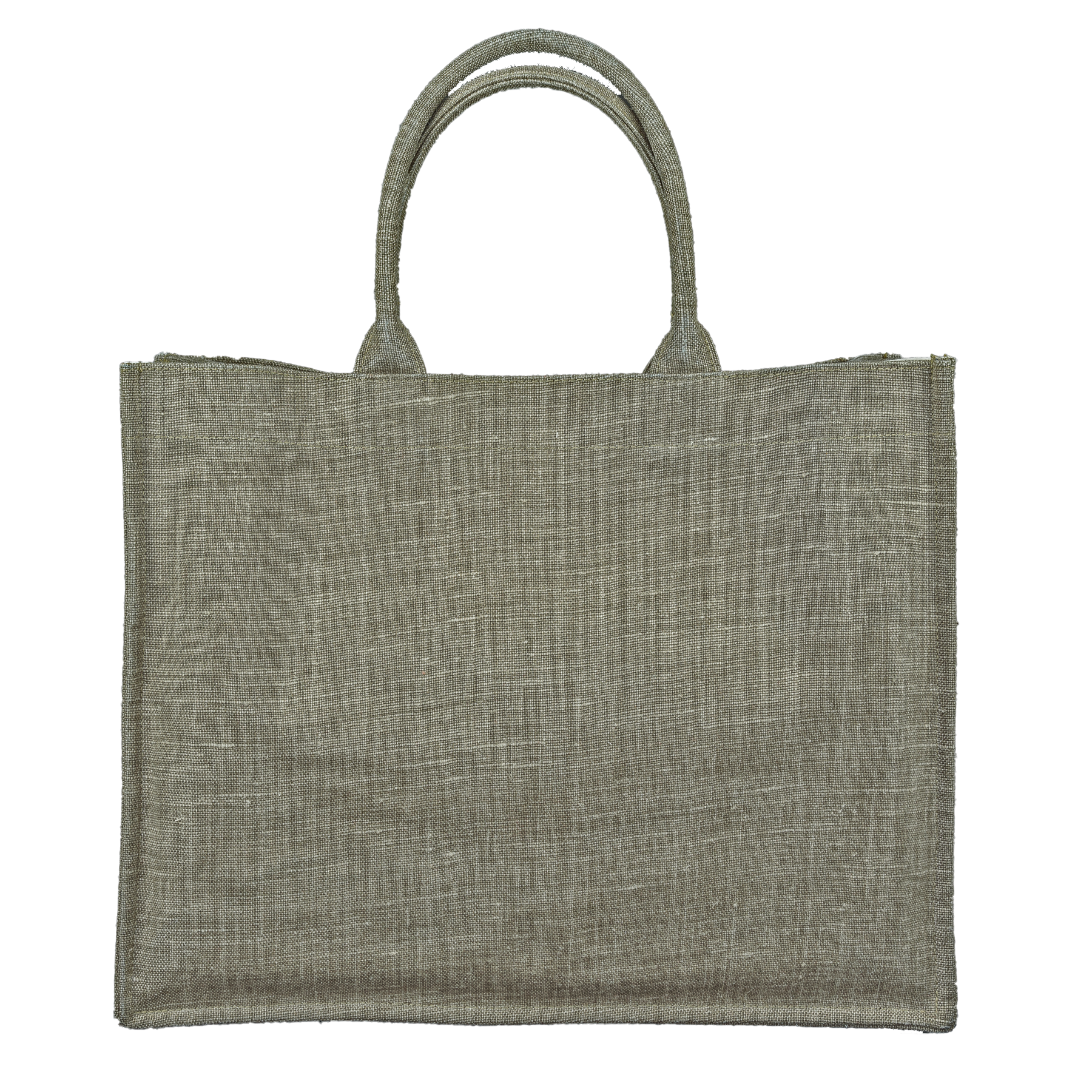TOTE BAG BELGIAN LINEN TAUPE