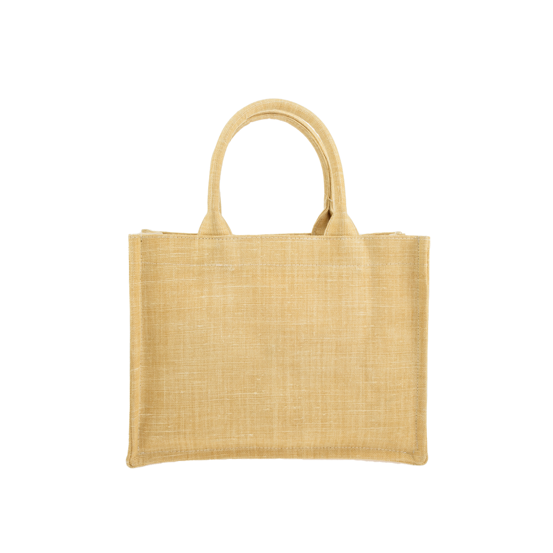 TOTE BAG MINI BELGIAN LINEN YELLOW
