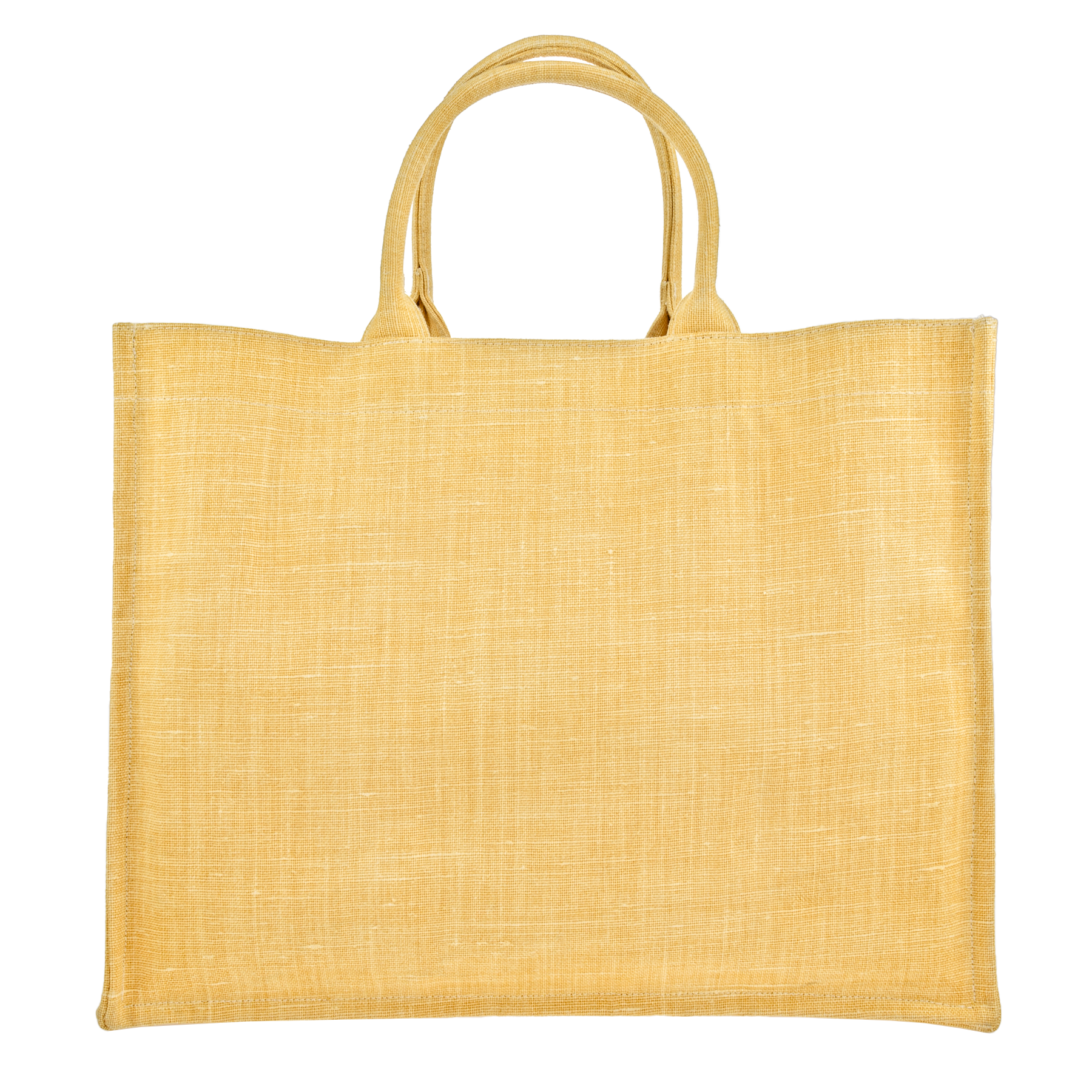 TOTE BAG BELGIAN LINEN YELLOW