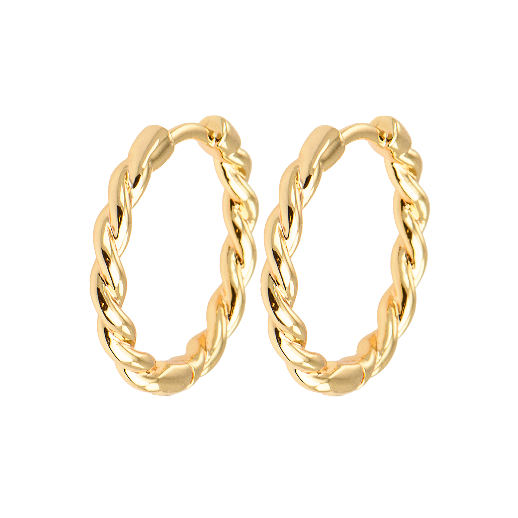 Image of Twisted hoops from Emilia by Bon Dep
