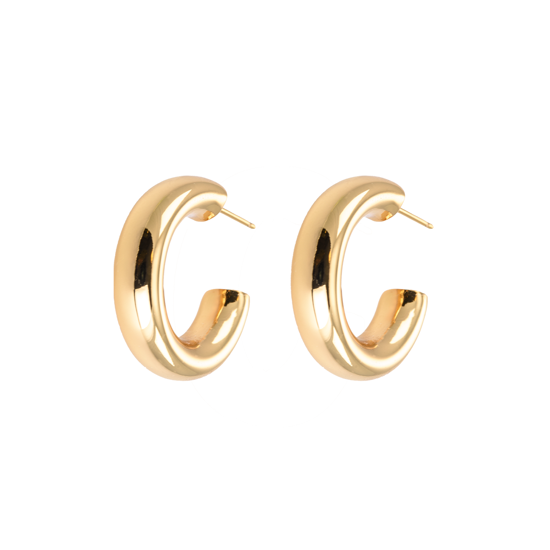 Image of Medium Chunky hoops from Emilia by Bon Dep