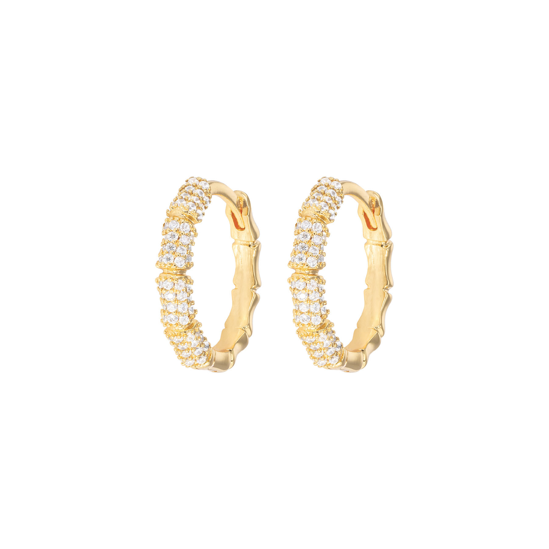 Image of Medium Bamboo hoops from Emilia by Bon Dep