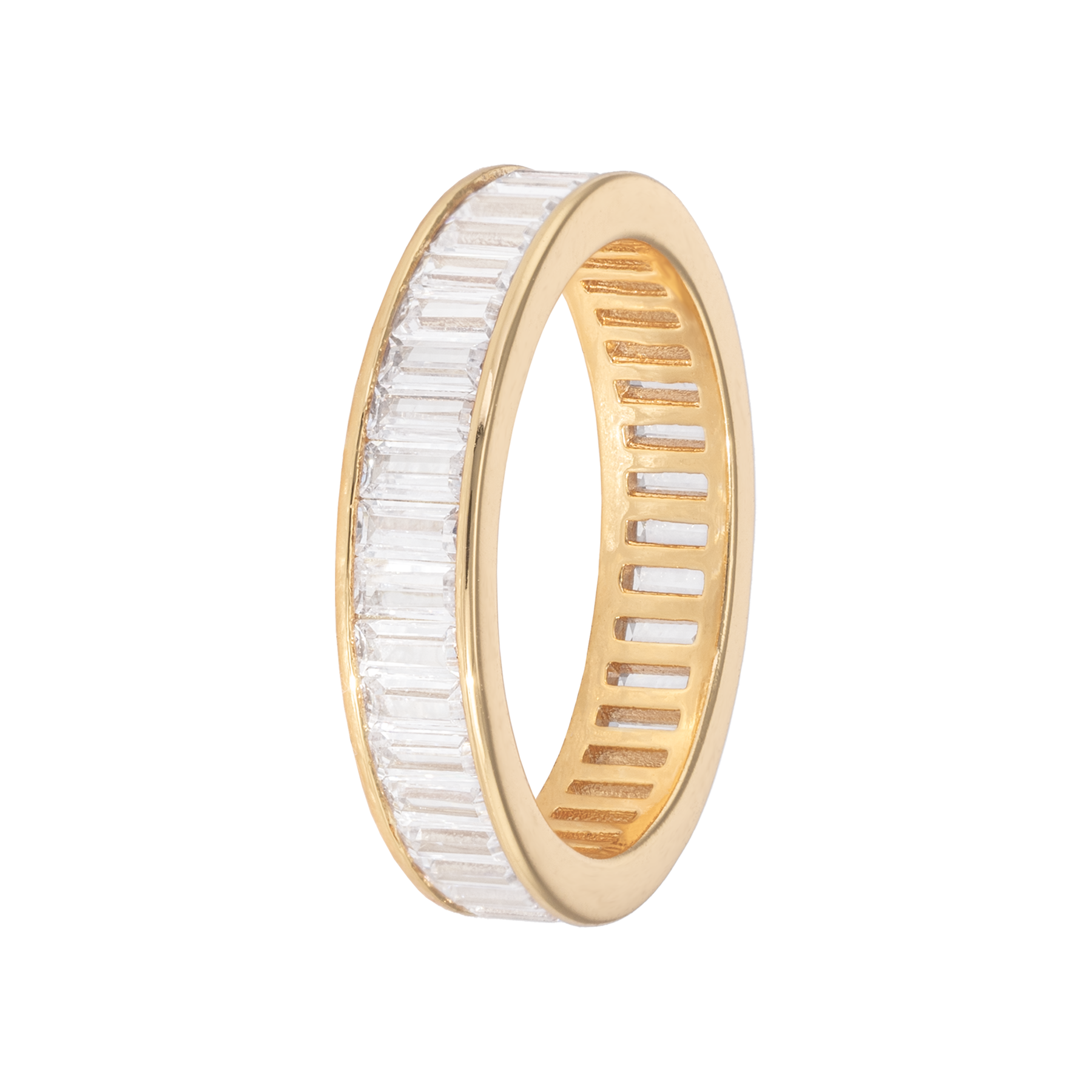 Image of Eternity ring Rectangular Gold 52 from Emilia by Bon Dep